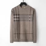 homme burberry pulls gilets top gray grid